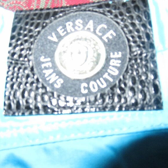 Versace Jeans Couture Straight Leg Cotton Jeans Pants 30 44 Italian US 8 - Picture 2 of 7
